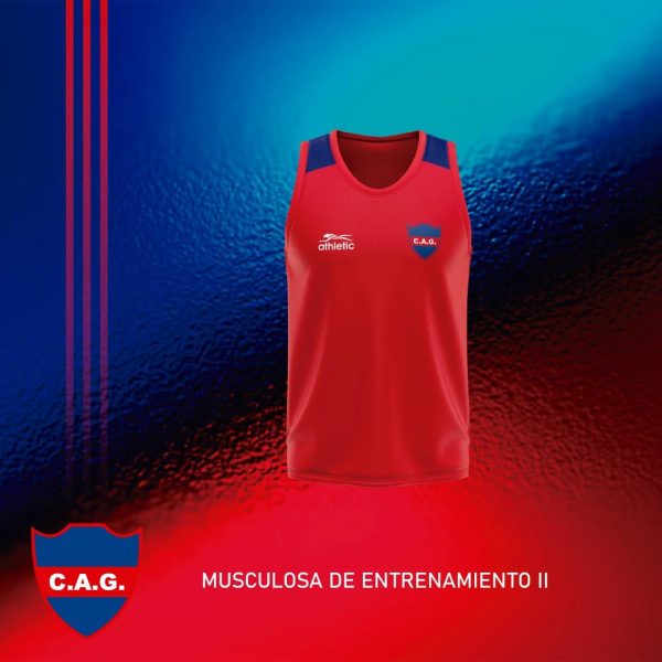 Musculosa de Entrenamiento CAG (roja)